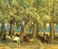 Road under the Cottonwoods