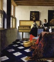 A Lady at the Virginals with a Gentleman
