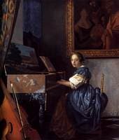 Lady Seated at a Virginal