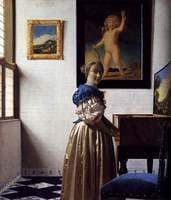 Lady Standing at a Virginal