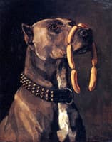 Dog with Sausages