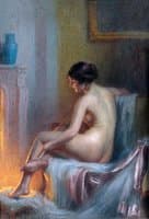At the fireside