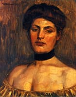Lady with Black Collar