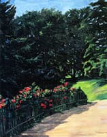 Rose Fence at Starnberg Lake