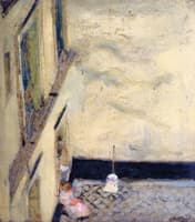 Broom in the Yard at 346 Rue Saint-Honoré