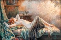 Young Woman on the Sofa