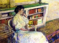 Portrait of a Woman in White