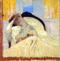 Misia Seated in an Armchair, Affecting Nonchalance