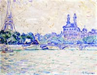 Paris, The Seine with the Trocadéro Building