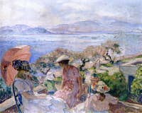 On the Terrace Facing the Sea, Sainte-Maxime