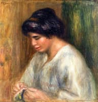 Woman Sewing