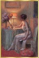 A Lady In Her Boudoir