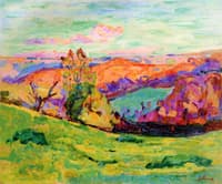 Vue du Puy Barriou, Creuse