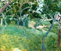 A Corner of the Bois d'Amour in Pont Aven
