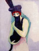 Woman with Cat
