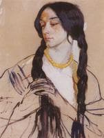 Portrait of Olga Lancere