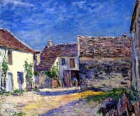 Farmyard near Moret - July Sun