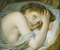 Girl Lying in Bed