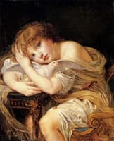 Young Girl with a Pigeon