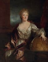 Portrait of Marquise du Châtelet (large version)
