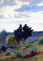 Landscape with Rock