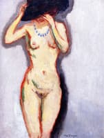 Nude with Black Hat