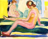 Seated Female Nudes