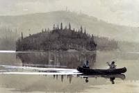 Two Men in a Canoe