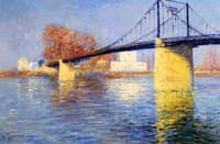 The Suspension Bridge at Triel-sur-Seine
