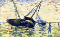 Three Boats in a Seascape