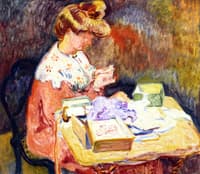 Madame Valtat Sewing