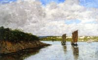 Brittany, Sailboats in the Bay