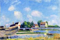 Boats under Repair at Saint-Mammès