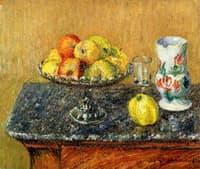 Dish of Apples and Pitcher