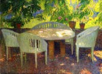 Table under the Arbor
