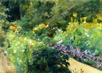 Flowerbeds in the Garden to the Northwest