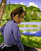 Femme au bord de l'eau