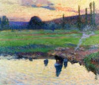 La Lavandière au bord de l'Eau