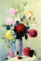 Vase of Roses