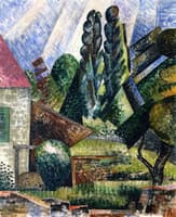 House and Trees in Ceret