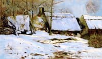 Cottages in the Snow