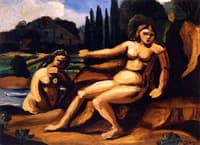 Landscape with Two Bathers
