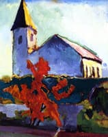 Landscape with Church, Voulangis