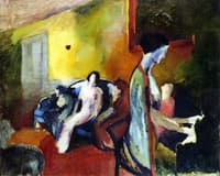 Interior with Woman at Piano