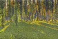 Poplars in the Vallée du Vert near Mouline