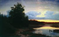 Night on the Mologa River