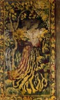 Carton de tapisserie du Jardin enchante