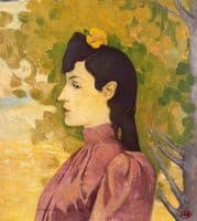 Girl with Carnation