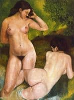 Two Women on the Riverbank