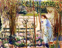 Woman in a Garden
